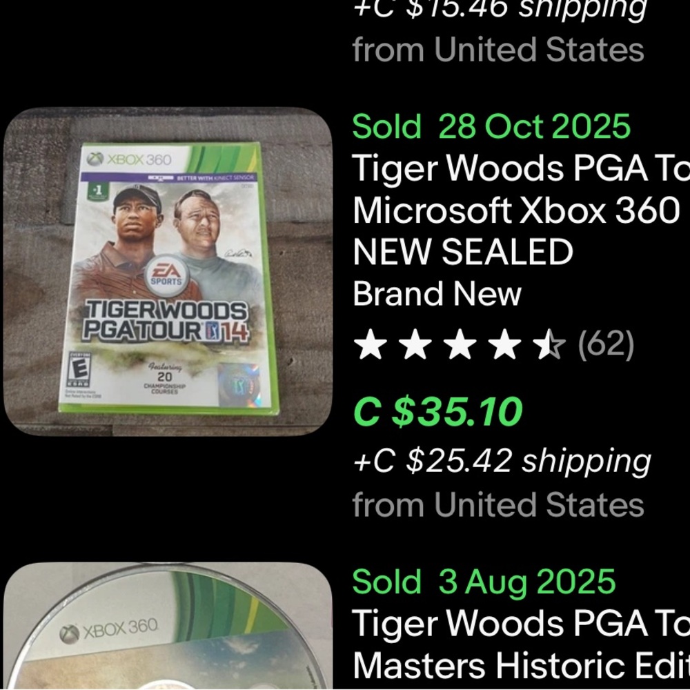 Tiger Woods PGA Tour 14 / Microsoft Xbox 360 / New - Picture 6 of 6